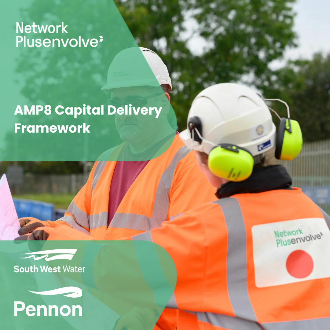 The Network Plus Envolve Joint Venture Awarded Strategic Delivery Partner Appointment on South West Water Ltd £3bn AMP8 Engineering Tier 1 Delivery Framework.