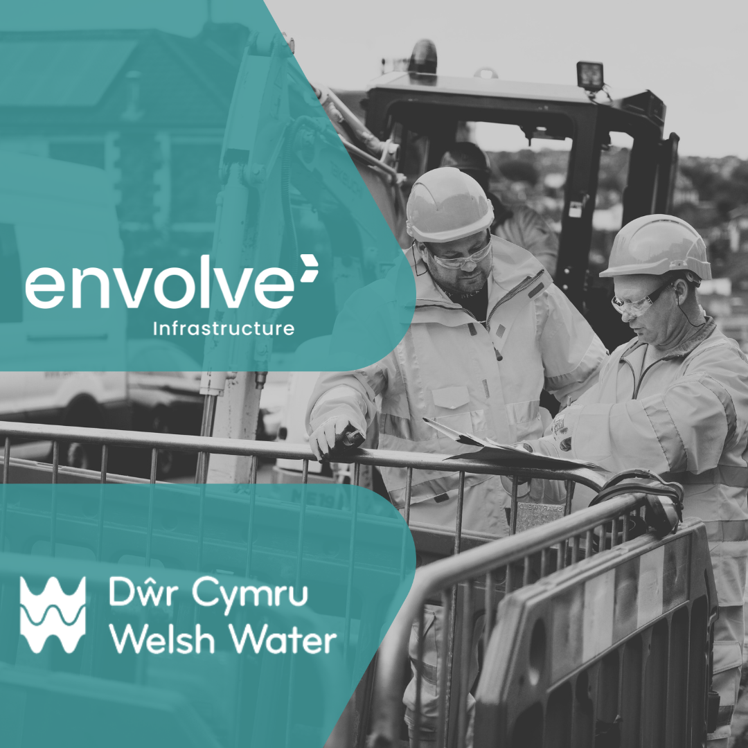 Envolve Infrastructure Awarded Sole Delivery Partner status on the £160 million Dŵr Cymru Welsh Water Wastewater Repair & Maintenance Framework for South Wales, Hereford and Powys.