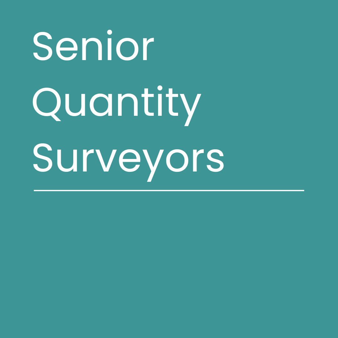We're Hiring Senior Quantity Surveyors